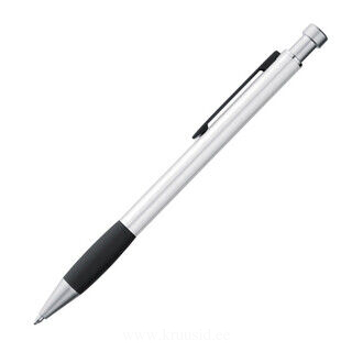 Metal ball pen with black clip