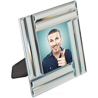 Picture frame with mirror frame, for picture 10 x 10 cm