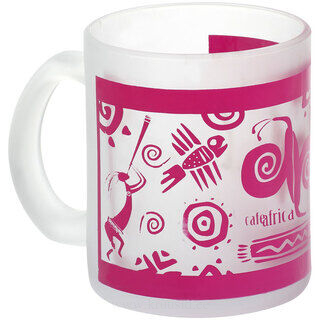 Coffee mug, transparent frosted 2. picture